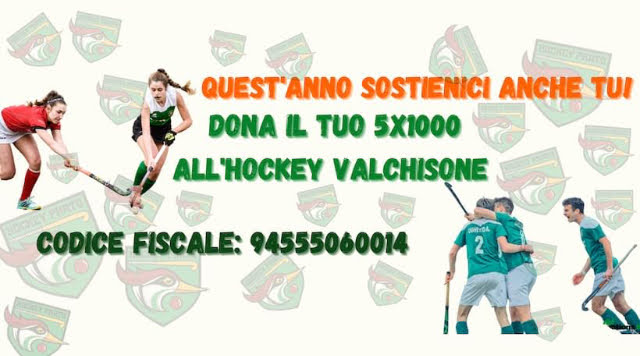 Dona il tuo 5×1000 all’Hockey Valchisone